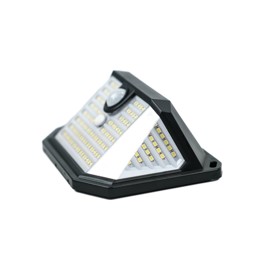 Soldrevet LED væglampe med sensor LED/4W/5,5V IP65 1200 mAh