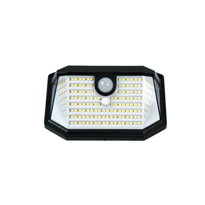 Soldrevet LED væglampe med sensor LED/4W/5,5V IP65 1200 mAh