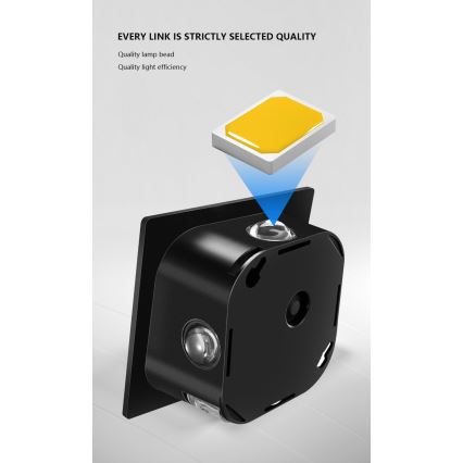 LED solcelle væglampe med sensor LED/2W/5V IP54 1300 mAh
