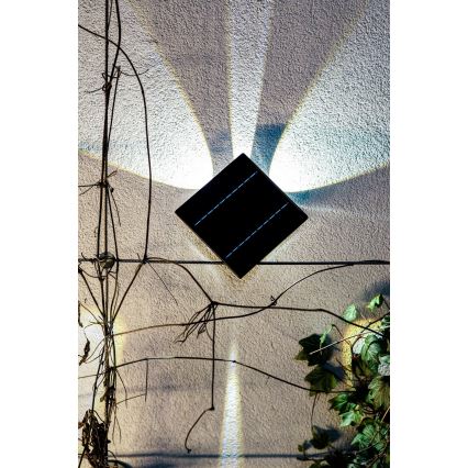 LED solcelle væglampe med sensor LED/2W/5V IP54 1300 mAh