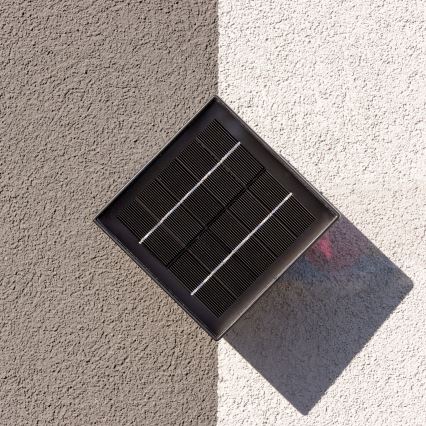 LED solcelle væglampe med sensor LED/2W/5V IP54 1300 mAh