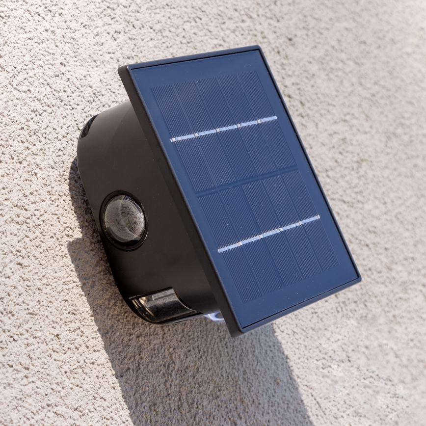 LED solcelle væglampe med sensor LED/2W/5V IP54 1300 mAh