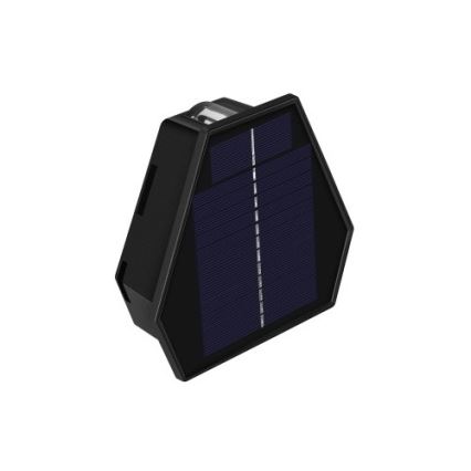 Soldrevet LED væglampe med sensor LED/2W/5V IP54 1300 mAh