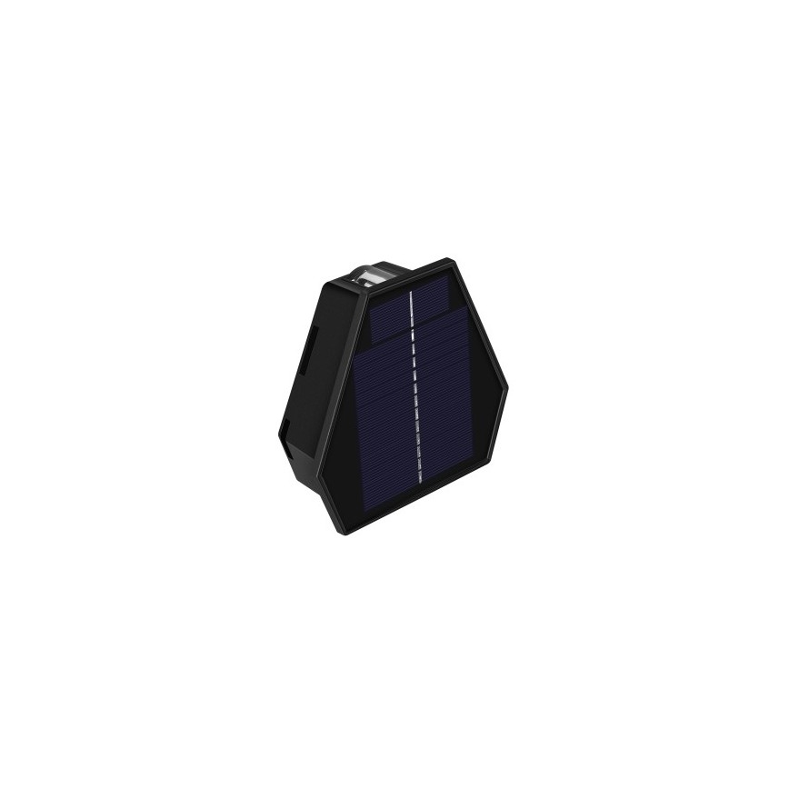 Soldrevet LED væglampe med sensor LED/2W/5V IP54 1300 mAh