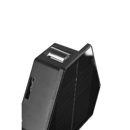 Soldrevet LED væglampe med sensor LED/2W/5V IP54 1300 mAh