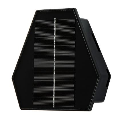 Soldrevet LED væglampe med sensor LED/2W/5V IP54 1300 mAh
