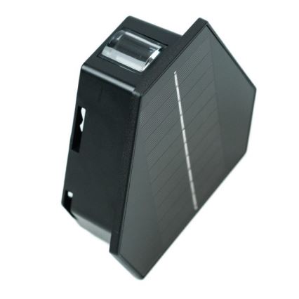 Soldrevet LED væglampe med sensor LED/2W/5V IP54 1300 mAh