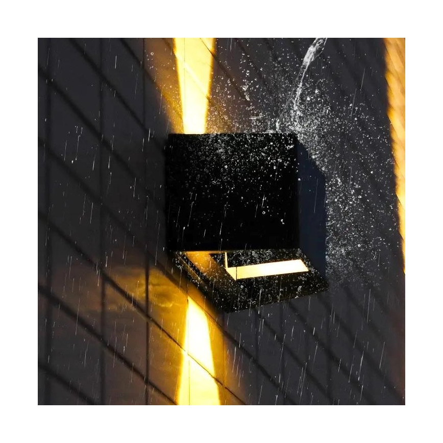 Soldrevet LED væglampe med sensor LED/2W/5V IP54 1300 mAh