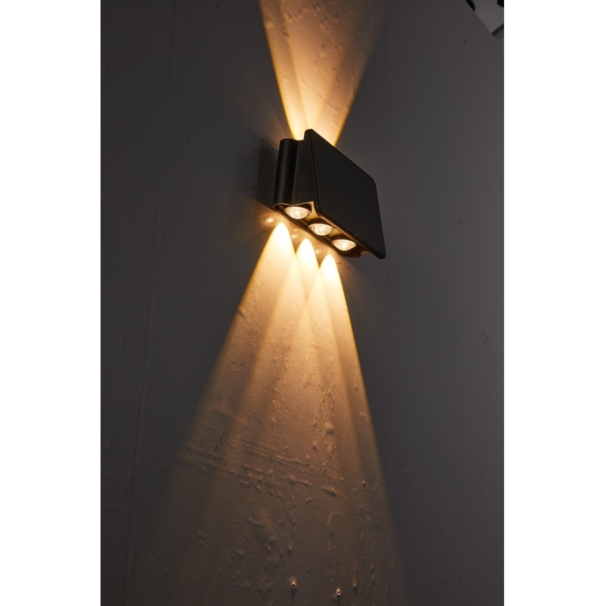 Soldrevet LED væglampe med sensor LED/2W/5V IP54