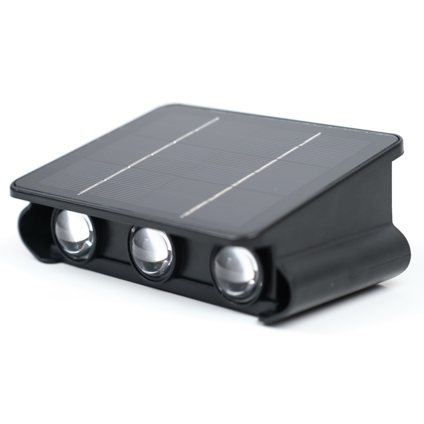 Soldrevet LED væglampe med sensor LED/2W/5V IP54