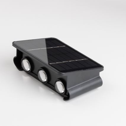 Soldrevet LED væglampe med sensor LED/2W/5V IP54