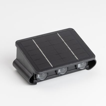 Soldrevet LED væglampe med sensor LED/2W/5V IP54