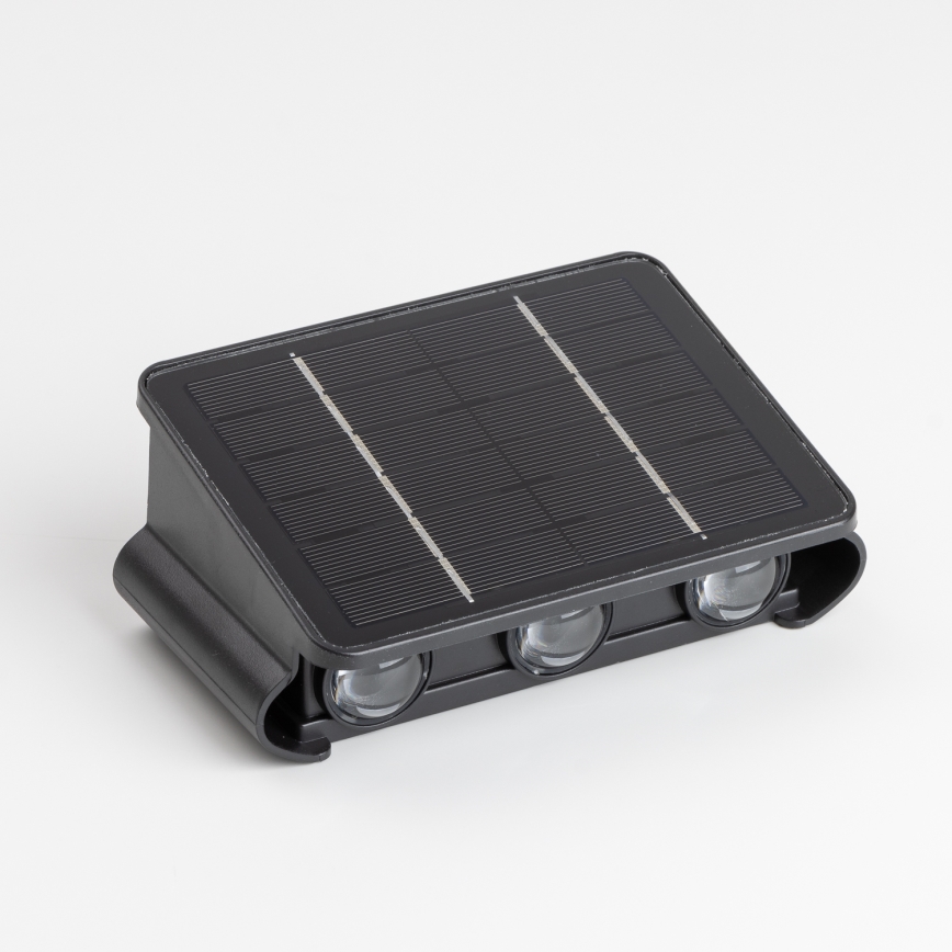 Soldrevet LED væglampe med sensor LED/2W/5V IP54