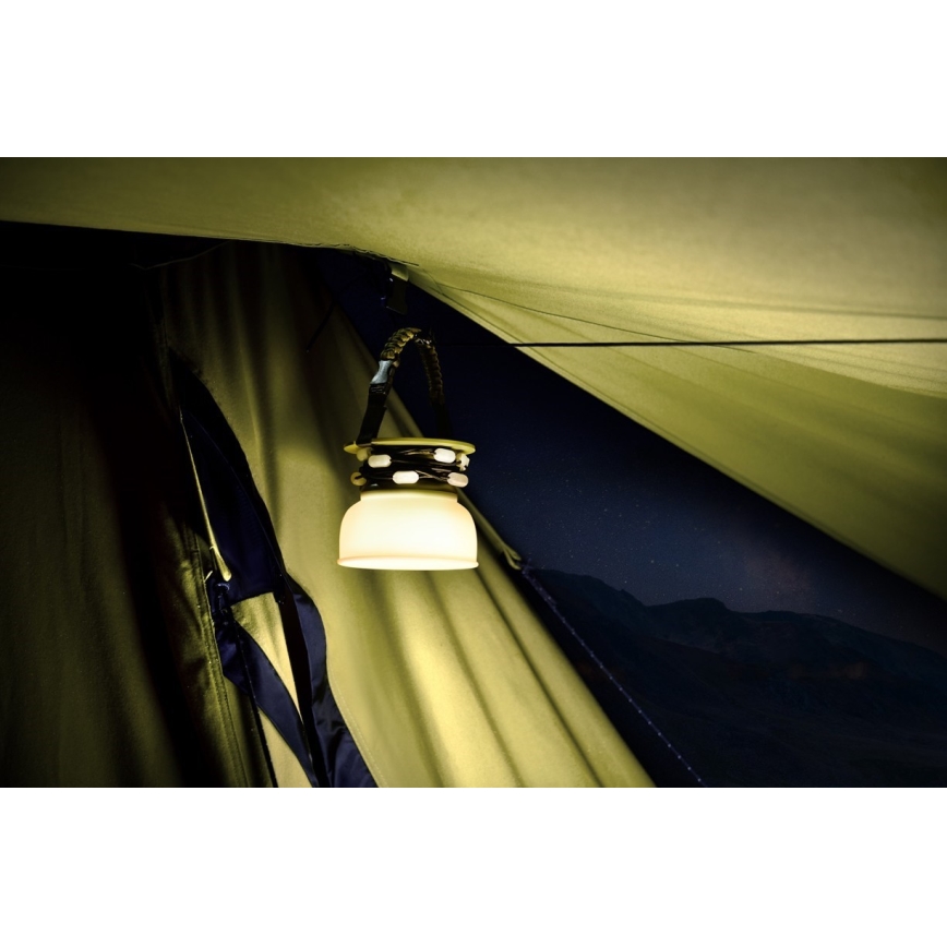 Bærbar LED solcellelampe med LED-lys kæde og RGB-farver genopladelig  LED/10W/5V 3600 mAh IP65 3600 mAh