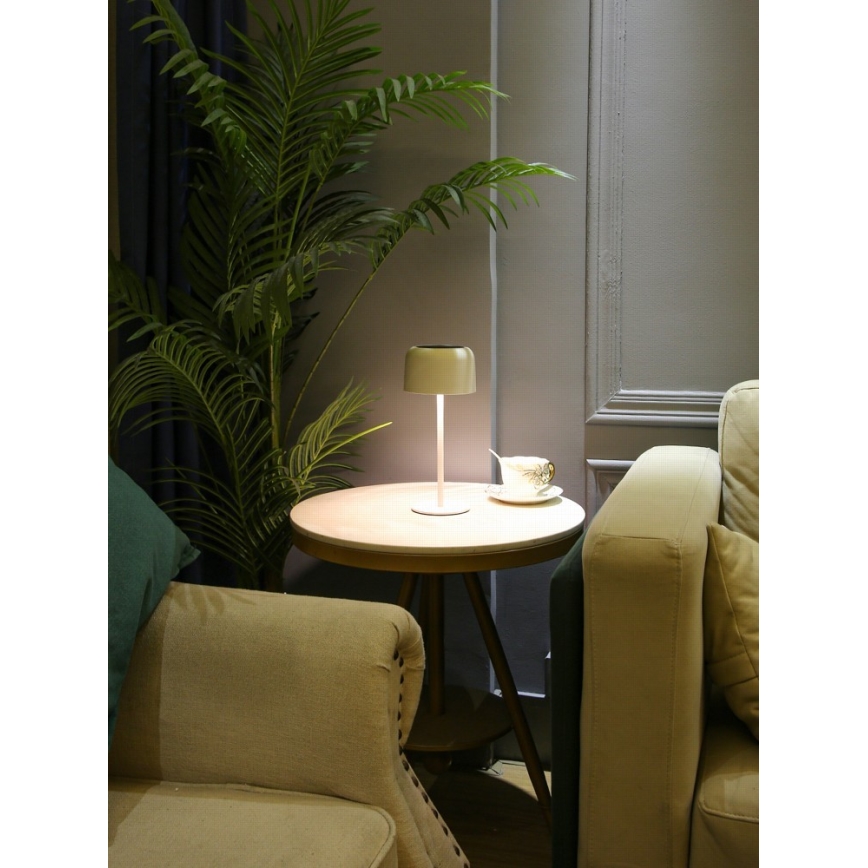 LED solcellelampe dæmpbar LED/4W/5V 3600 mAh IP44