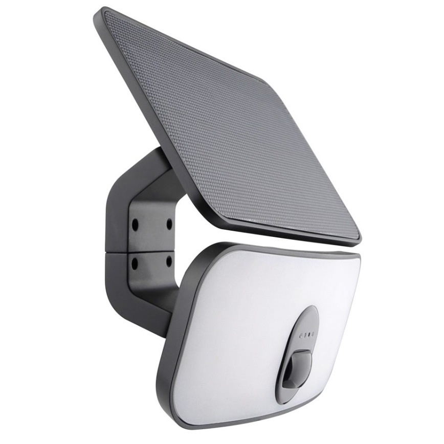 Soldrevet LED væglampe med sensor LED/13W/3,7V 4000K IP65 400 mAh