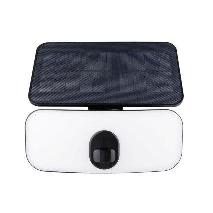 Soldrevet LED væglampe med sensor LED/13W/3,7V 4000K IP65 400 mAh