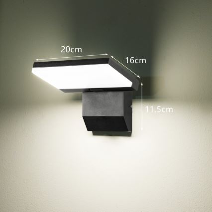 LED udendørs væglampe MODERN LED/18W/230V IP65