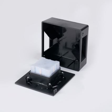 LED udendørs væglampe LUXLINE 6W/230V 3000K IP54 sort