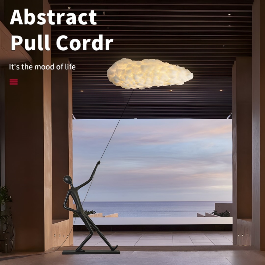Gulvlampe SILUETTE 6xE27/40W/230V 180 cm Dream Reach