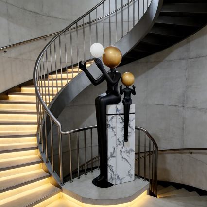 Gulvlampe SILUETTE 1xE27/40W/230V 160 cm Aura