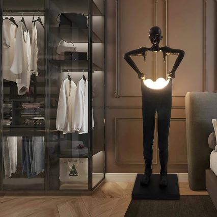 Gulvlampe SILUETTE 4xG9/10W/230V 185 cm Human Houdini