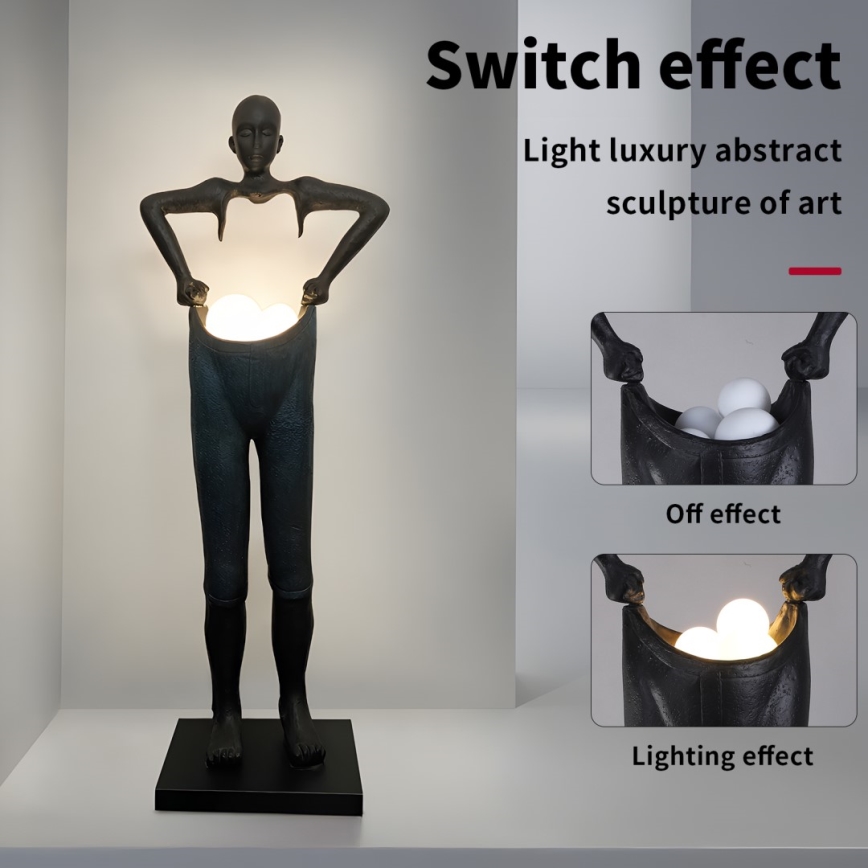 Gulvlampe SILUETTE 4xG9/10W/230V 185 cm Human Houdini