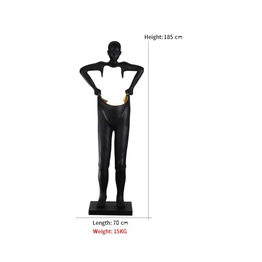 Gulvlampe SILUETTE 4xG9/10W/230V 185 cm Human Houdini