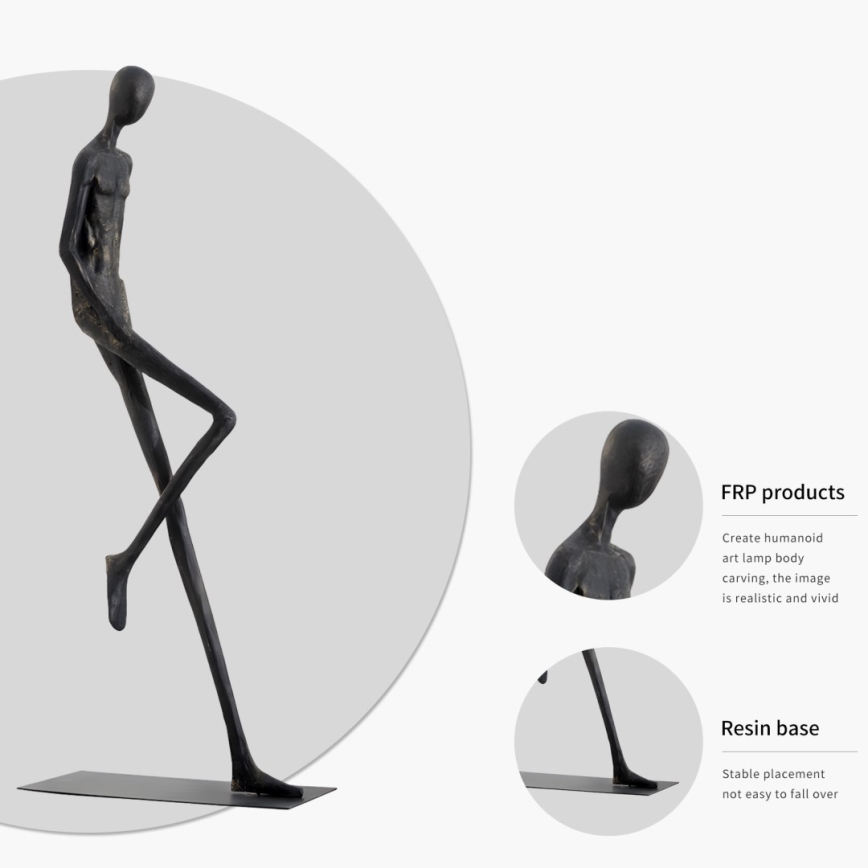 Dekorativ skulptur SILUETTE 178 cm Human Relax