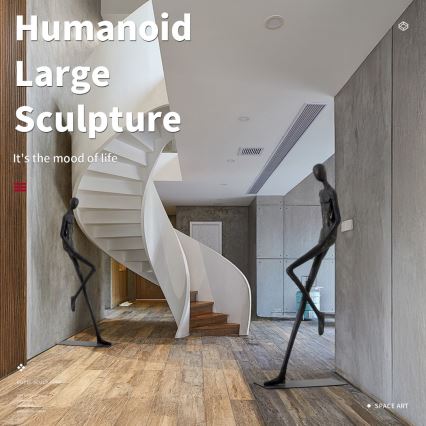 Dekorativ skulptur SILUETTE 178 cm Human Relax