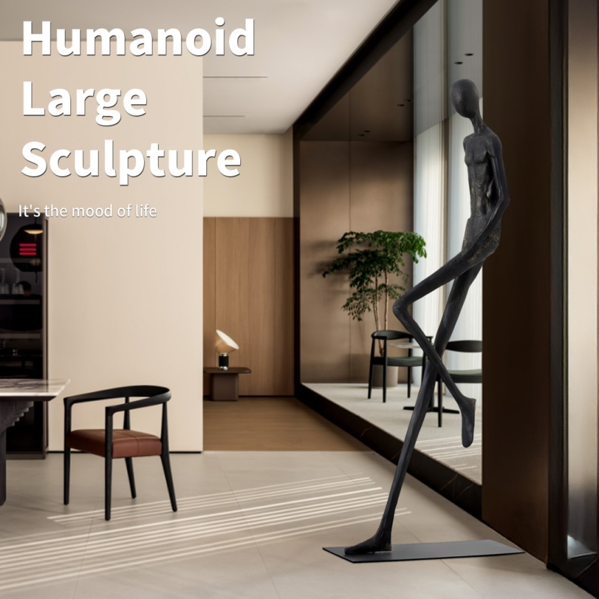Dekorativ skulptur SILUETTE 178 cm Human Relax