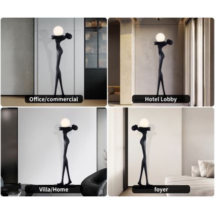 Gulvlampe SILUETTE 1xE27/25W/230V 175 cm Human Woman