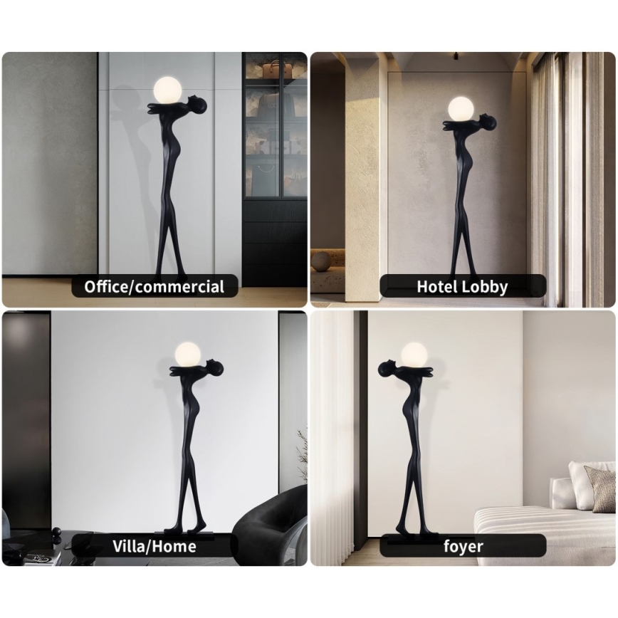 Gulvlampe SILUETTE 1xE27/25W/230V 175 cm Human Woman