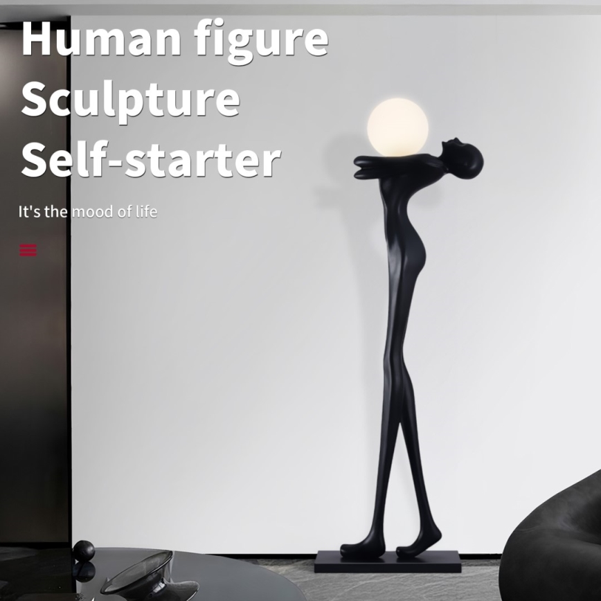 Gulvlampe SILUETTE 1xE27/25W/230V 175 cm Human Woman