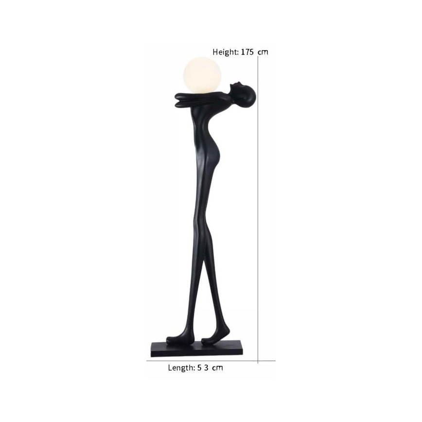 Gulvlampe SILUETTE 1xE27/25W/230V 175 cm Human Woman