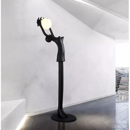 Gulvlampe SILUETTE 1xE27/25W/230V 210 cm Human Girl