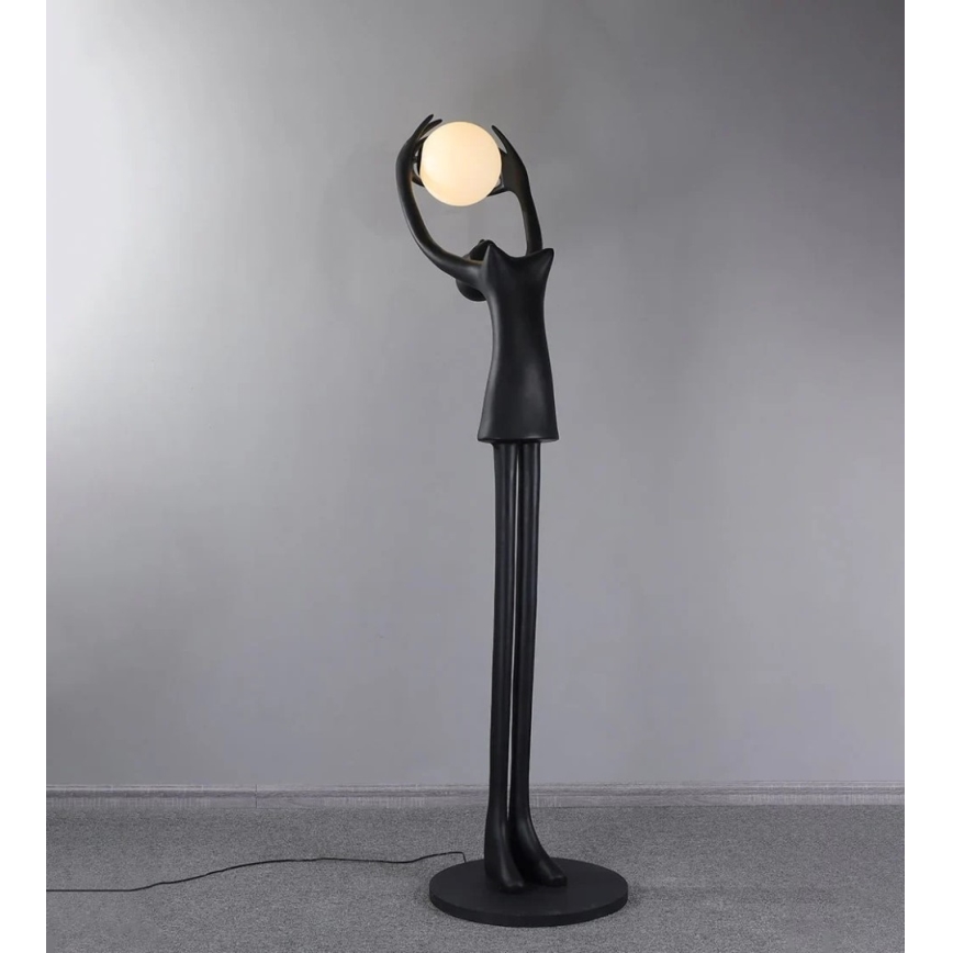 Gulvlampe SILUETTE 1xE27/25W/230V 210 cm Human Girl