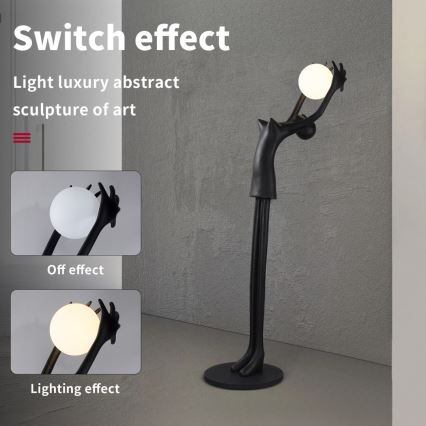 Gulvlampe SILUETTE 1xE27/25W/230V 210 cm Human Girl