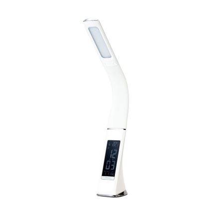 LED bordlampe med display dæmpbar LEATHER LED/7W/230V hvid