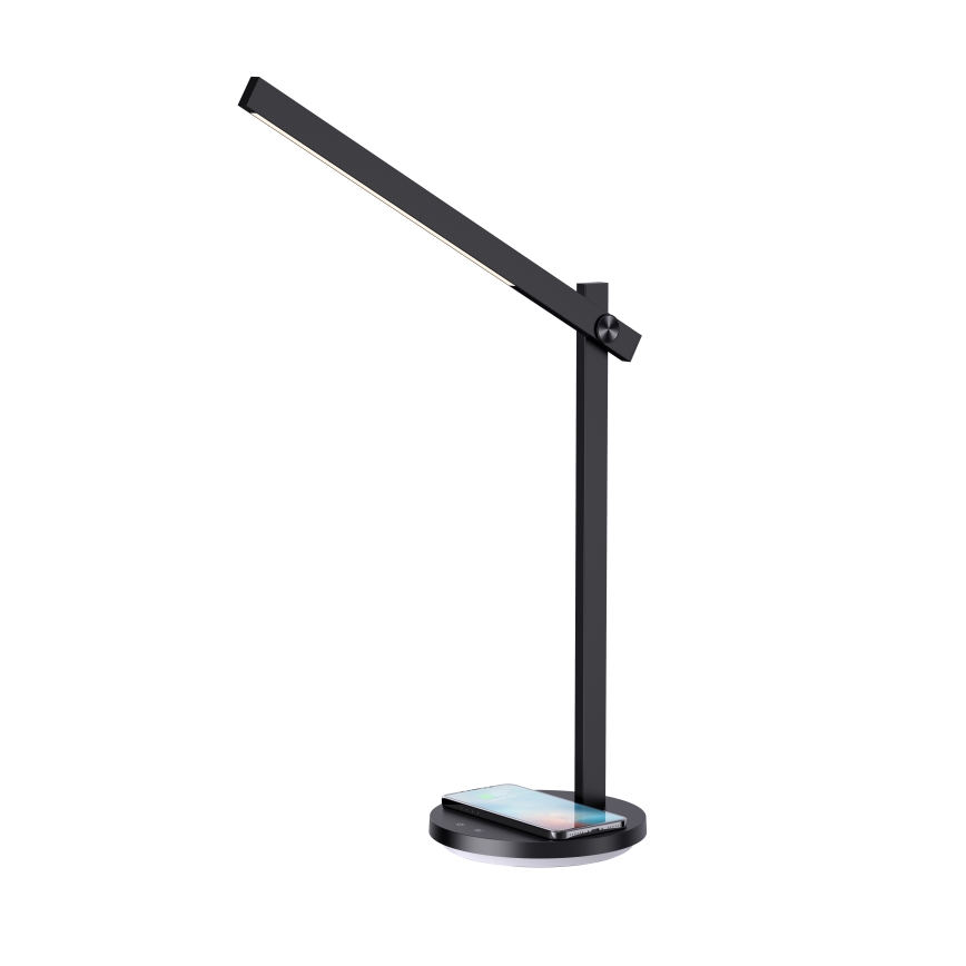 LED bordlampe m. trådløs opladning dæmpbar QI BEAM LED/18W/230V 2800K/4000K/5000K