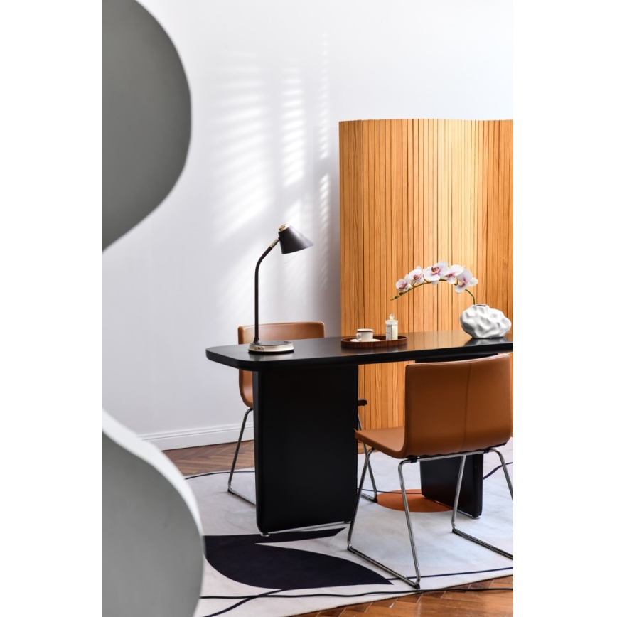LED bordlampe m. trådløs opladning dæmpbar FINCH LED/9W/12/230V grå/skinnende krom
