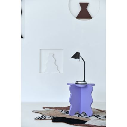 LED bordlampe m. trådløs opladning dæmpbar FINCH LED/9W/12/230V grå/skinnende krom