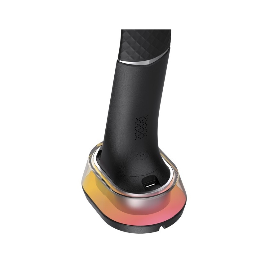 Immax 08973L - LED bordlampe m. RGB-farver dæmpbar CORELLA LED/7W/12/230V sort