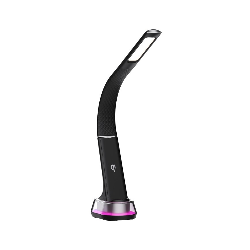 Immax 08973L - LED bordlampe m. RGB-farver dæmpbar CORELLA LED/7W/12/230V sort