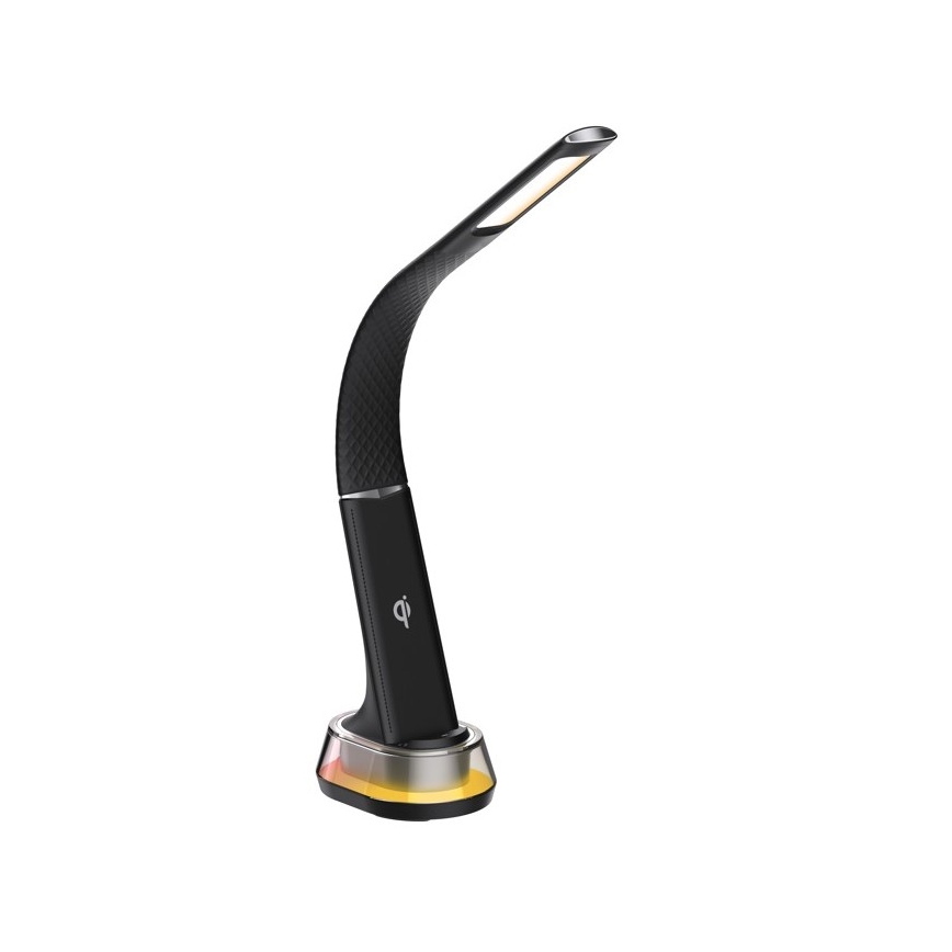 Immax 08973L - LED bordlampe m. RGB-farver dæmpbar CORELLA LED/7W/12/230V sort