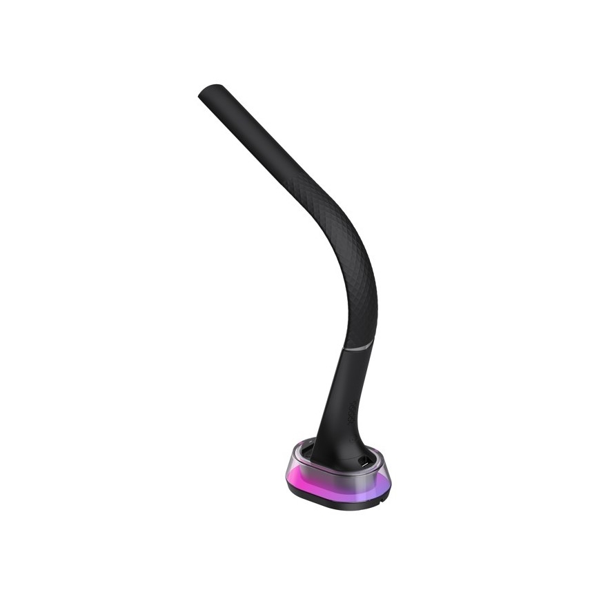 Immax 08973L - LED bordlampe m. RGB-farver dæmpbar CORELLA LED/7W/12/230V sort