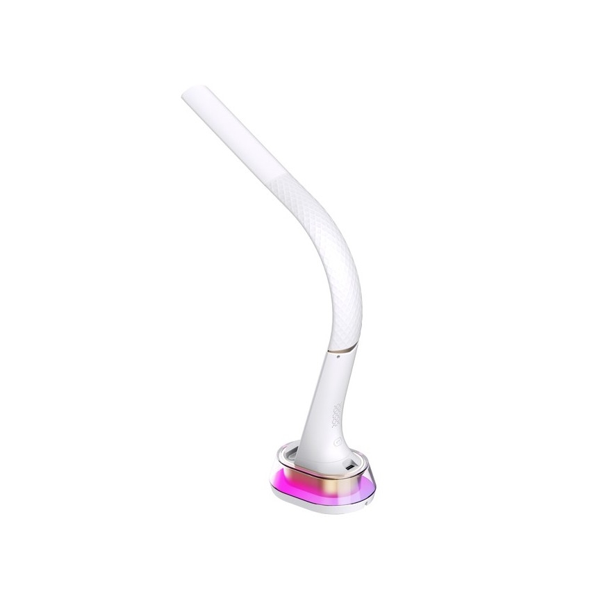 LED RGB Bordlampe m. trådløs opladning dæmpbar CORELLA LED/7W/12/230V hvid
