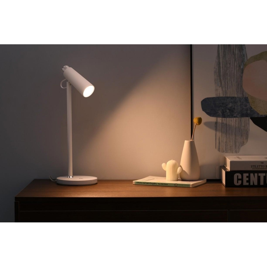 LED bordlampe dæmpbar med trådløs Qi opladning TIT LED/12W/230V hvid
