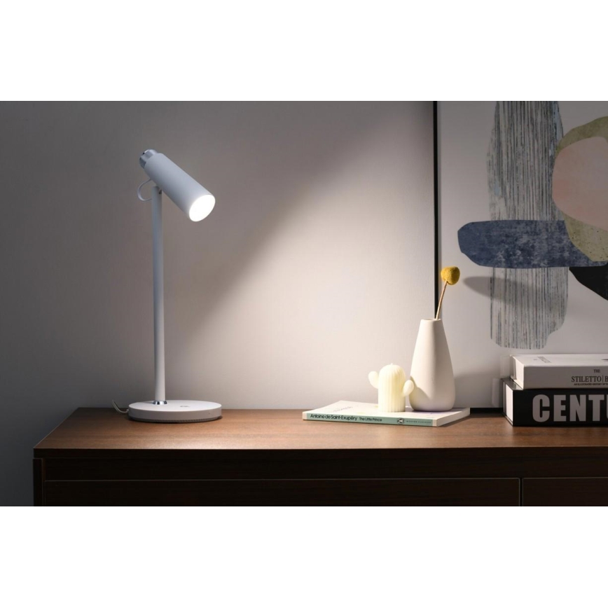 LED bordlampe dæmpbar med trådløs Qi opladning TIT LED/12W/230V hvid