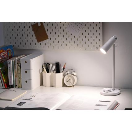 LED bordlampe dæmpbar med trådløs Qi opladning TIT LED/12W/230V hvid